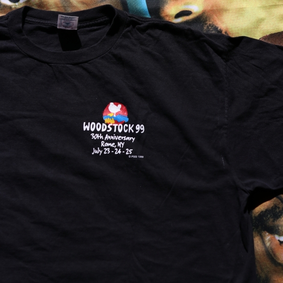 Vintage Woodstock 1999 Rome, NY DMX XL rap tee music rock festival concert roll - Picture 4 of 4